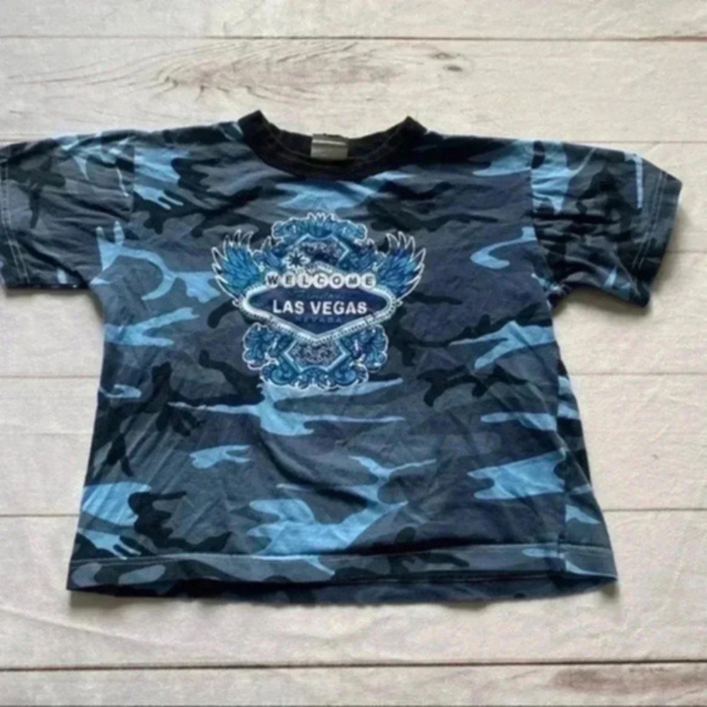 Las Vegas Boys Cotton Short Sleeve Shirt size XS